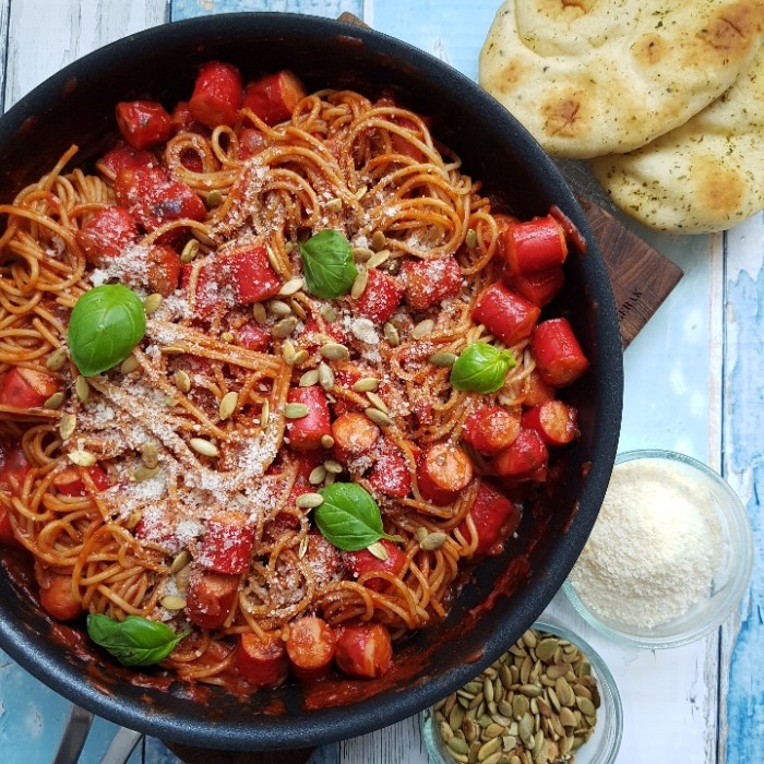 Spaghetti og pølser: En enkel og smakfull oppskrift