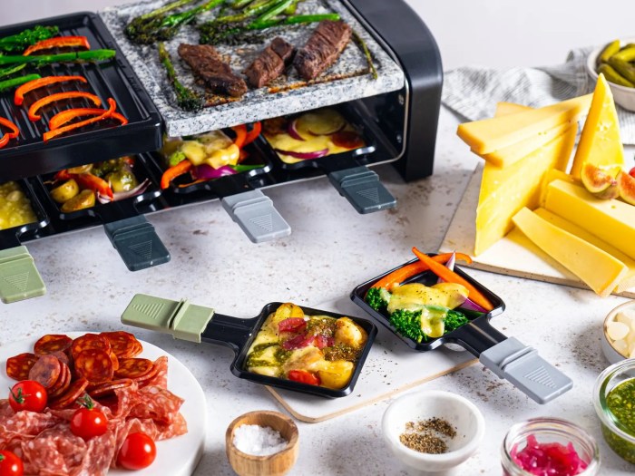 Raclette-oppskrifter og tilbehør for en perfekt kveld