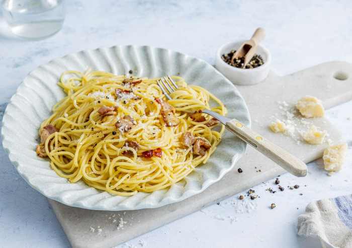 Pasta Carbonara med Fløte: En Kremmet og Deilig Rett